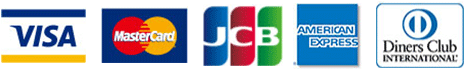 VISA MasterCard JCB AMERICANEXPRESS DinersClub