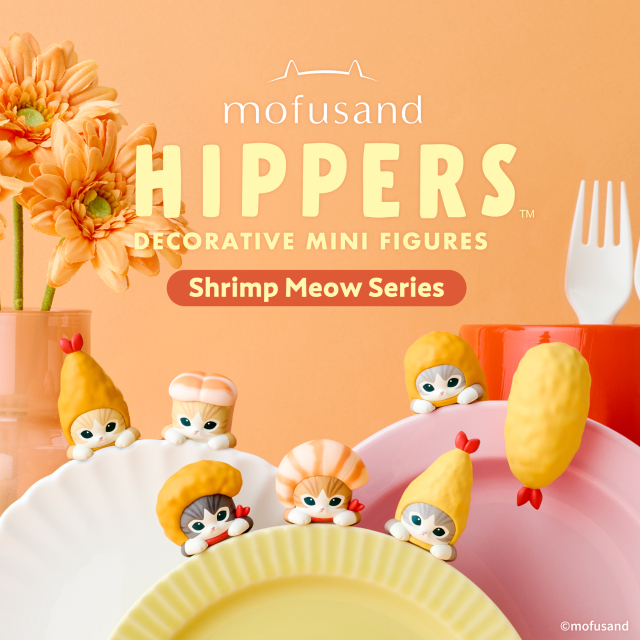 HIPPERS mofusand Shrimp Meow Series ヒッパーズ mofusand シュリンプ