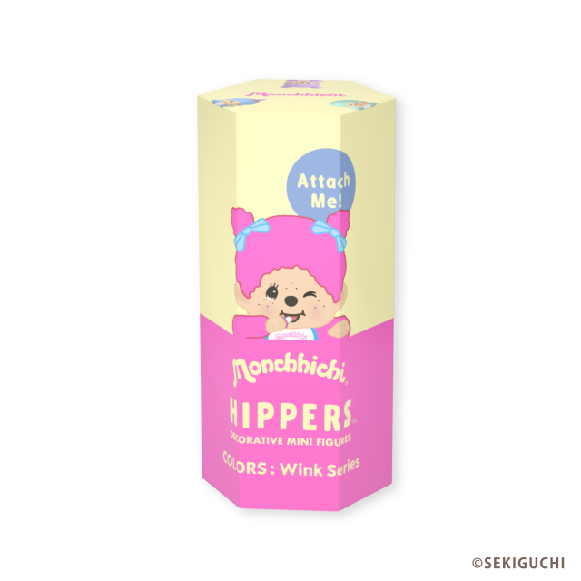 HIPPERS Monchhichi COLORS:Wink Series ヒッパーズ モンチッチ カラーズ ウインク シリーズ