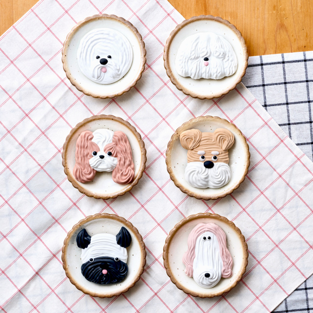 Patissticker Meringue Dogs Series パティスティッカー メレンゲ