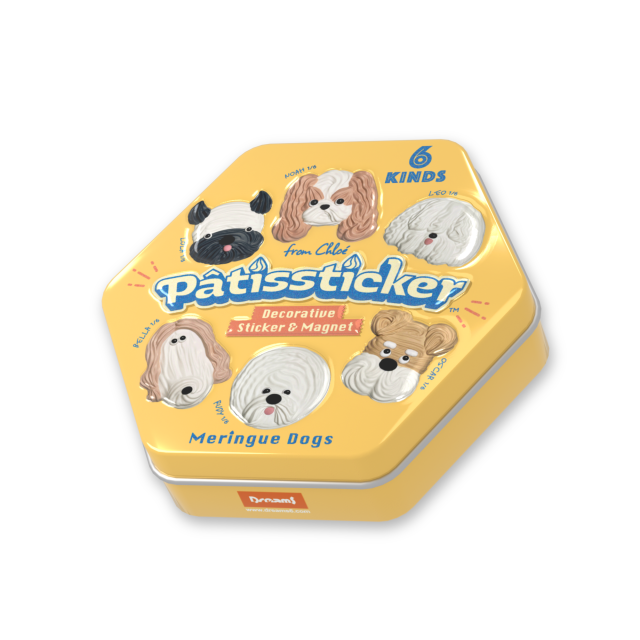 【6月下旬より順次発送予定 -Shipping is scheduled to begin sequentially from late-June-】Pâtissticker Meringue Dogs Series パティスティッカー メレンゲドッグス シリーズ