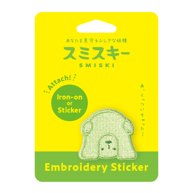【9月下旬より順次発送予定 -Shipments are scheduled to begin late-September-】SMISKI Embroidery Sticker スミスキー エンブロイダリーステッカー マタノゾキスキー