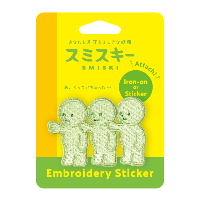 SMISKI Embroidery Sticker スミスキー エンブロイダリーステッカー チビドンスキー【ネコポス可】