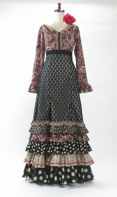 ★NEW１点物★G2304　 ハイウエスト　レースツーピース　黒ベージュ　 B93W74