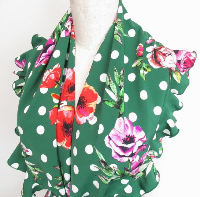 フラメンコ マントンシージョ ピンク花柄x水玉 ピンクフレコ 【公式通販】