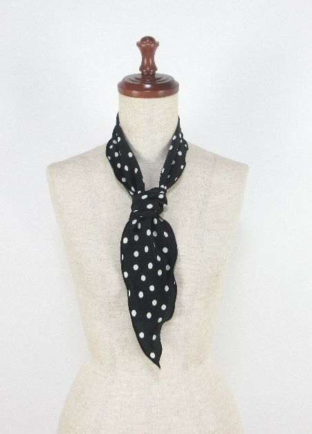 パニュエロ小・ボウタイ・黒×白水玉小・PA-S83