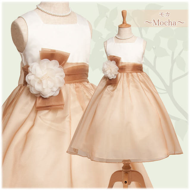 aiai Smoke shala dress 100cm リボン ドレス　キッズ aiai Smoke shala dress 100cm リボン ドレス キッズ - メルカリ