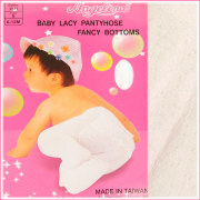 タイツ★子供用タイツ　Estilo-0311　ベビータイツ　ホワイト☆返品交換不可☆［メール便対応／2個まで］