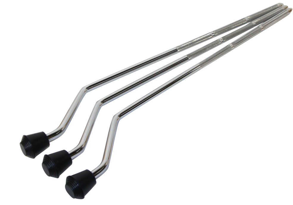 フロアタムレッグ（クローム）Floor Tom Leg 3個セット 03-105540cr