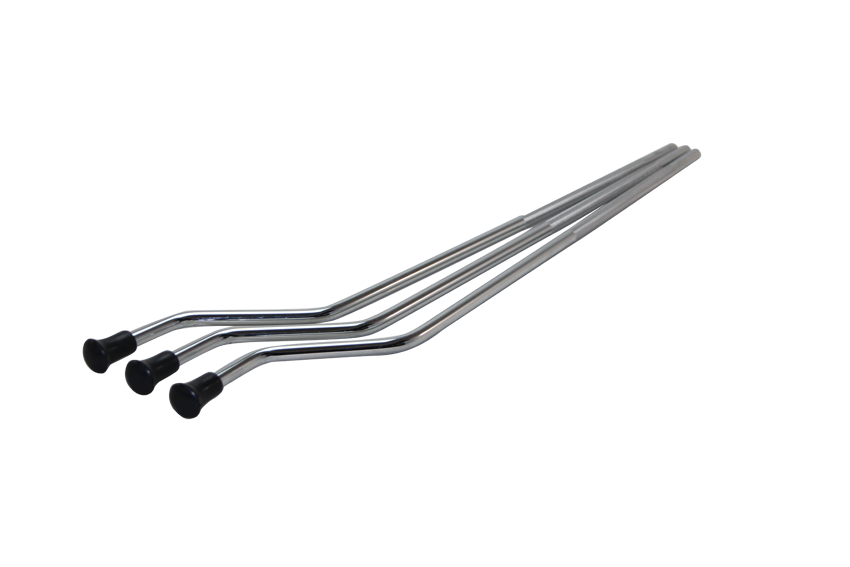 フロアタムレッグ（クロームメッキ）Floor Tom Leg 9.5mm 3個セット