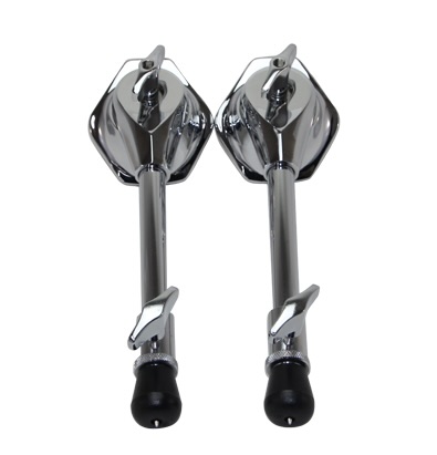 バスドラムスパー（クロームメッキ）２本セット（左右）SPUR-SHTcr