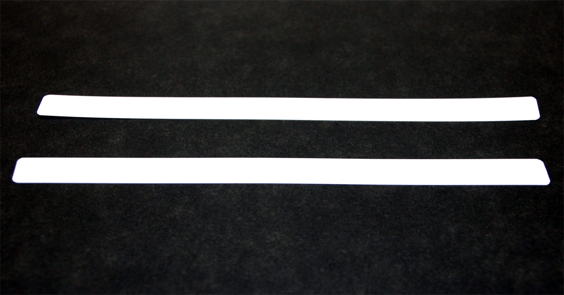 スネアワイヤー用マイラーストラップ x 2枚