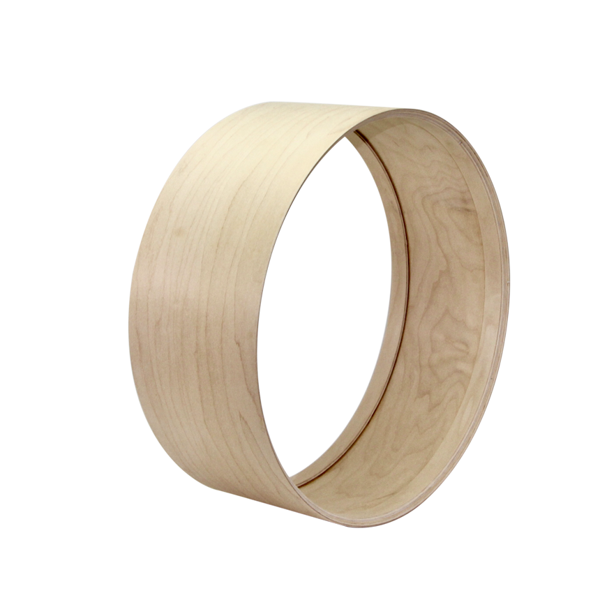 6Ply メイプルスネアシェル 口径15”+ 6Ply メイプル Re-Rings