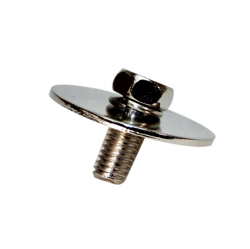 マウンティングスクリュー 5mm x 12mm 大平ワッシャー (ニッケルメッキ)