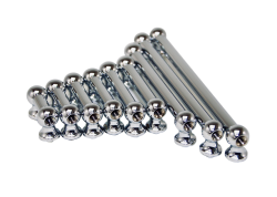 スネア用ラグ（クロームメッキ）Tube Lug-Double Ended 114mm