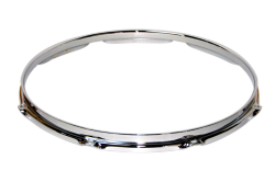 ブラスフープ（クロームメッキ）14" x 8 Batter Side