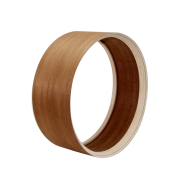 ヴィンテージマホガニースネアシェル 口径15”+ 10Plyメイプル Re-Rings