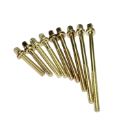 テンションボルト（ブラスメッキ）20mmL