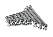 スネア用ラグ（クロームメッキ）Tube Lug-Double Ended 25mm