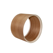 ヴィンテージ マホガニーシェル 深さ18”x 口径24”+ 10Plyメイプル Re-Rings