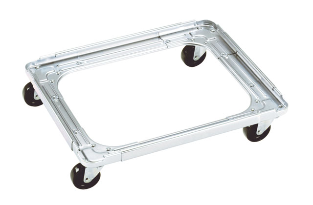 スチールフリーサイズドーリー台車・キャリーメイトＮＯ－２０３(410～510)(410～510)【エヌケーキャリーキャスター製】