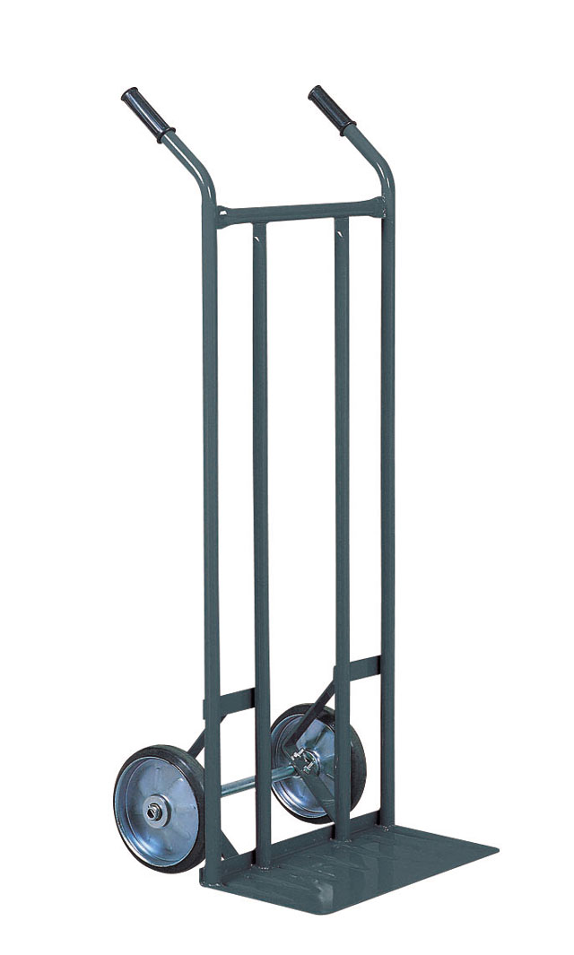 二輪台車/ネコ足　ＮＳ２１Ｔ　荷台板Ｗ４７０ｘＤ２０５【エヌケーキャリーキャスター製】