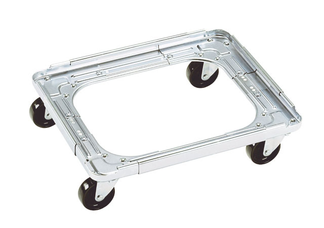 スチールフリーサイズドーリー台車・キャリーメイトＮＯ－１０1【310～410)(310～410)【エヌケーキャリーキャスター製】