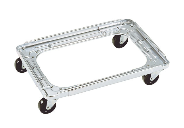 スチールフリーサイズドーリー台車・キャリーメイトＮＯ－4０4(610～710)(610～710)【エヌケーキャリーキャスター製】