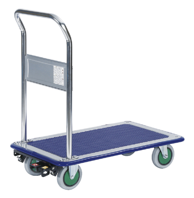 【静かで軽い走行性のハイグレード台車】しずかるスーパー102DX荷台寸法Ｗ815ｘＤ510【エヌケーキャリーキャスター製】