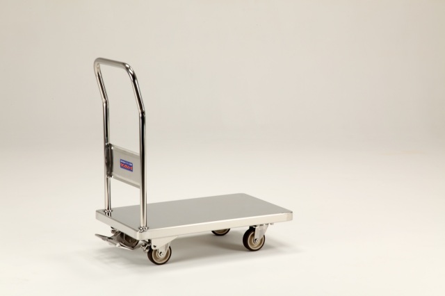 マイティーステンレス台車ＮＷ－７５４５Ｅ－ＦＢフットブレーキ付全体