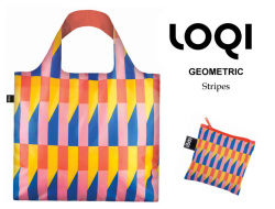 170803�����Хå� LOQI�������� �֥��� �ޤ���� ������ȥ�å��ʥ��ȥ饤���� GEOMETRIC Stripes