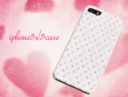 140107手描き風ハートがいっぱい♪iphone5s5ケースカバー