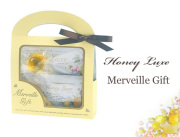 161104ハニーリュクス メルヴェイユ　バスギフトセット　バスパウダー　バスタブレット　バスエッセンス　ハニー＆レモンの香り