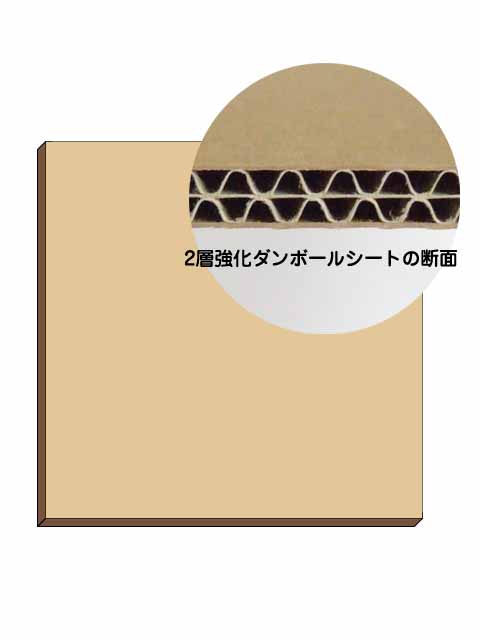 ２層強化ダンボールシート１×１：１枚