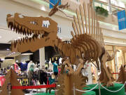 イベントで話題の巨大化石恐竜「スピノサウルス」