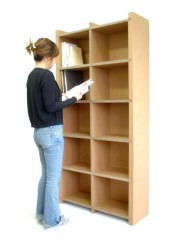 オフィスにおすすめ！エコで丈夫なダンボール書類棚・本棚「スーパーモナカ1800」