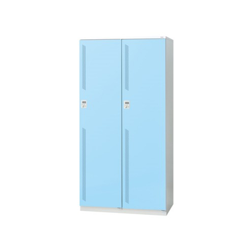 プラス 更衣ロッカー LZシリーズ カラータイプ 2人用 ダイヤル錠 W900×D515×H1790 LZ-2D 31-343