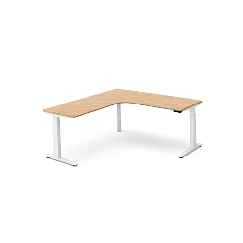 オカムラ スイフトデスク(Swift) 電動上下昇降ワークデスク L型タイプ  