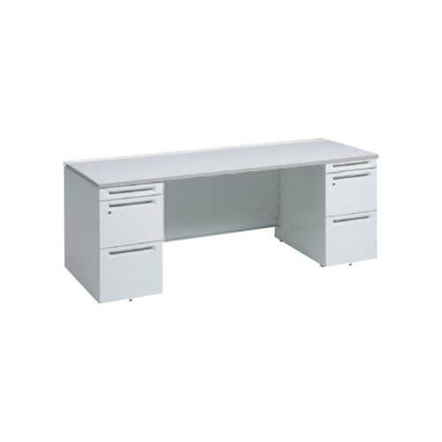 オカムラ アドバンス 両袖デスク W1800×D700×H720 両3段 中央引出し無 3V07AE-MK