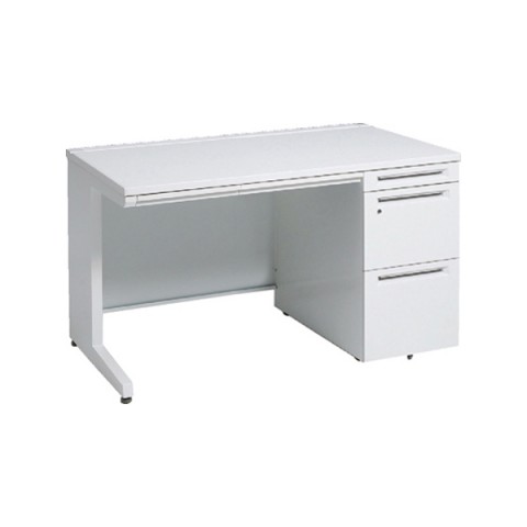 オカムラ アドバンス　片袖デスク W1000×D700×H720 3段袖 中央引出し付 3V1SAL-MK/3V1TAL-MK