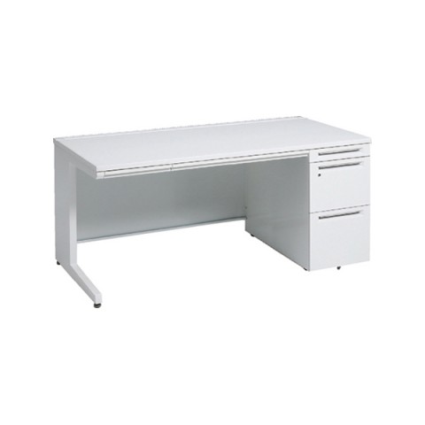 オカムラ アドバンス　片袖デスク W1800×D800×H720 3段袖 中央引出し付 3V1SBE-MK/3V1TBE-MK