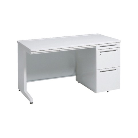 オカムラ アドバンス　片袖デスク W1200×D600×H720 3段袖 中央引出し付 3V1SCJ-MK/3V1TCJ-MK