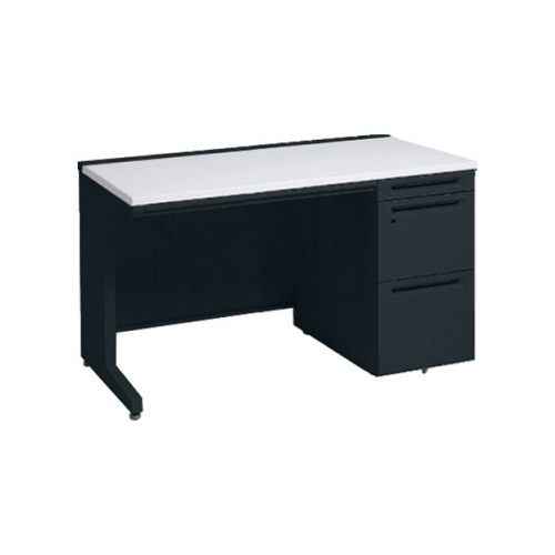 オカムラ アドバンス　片袖デスク W1000×D600×H720 3段袖 中央引出し付 3V1SCL-MK61