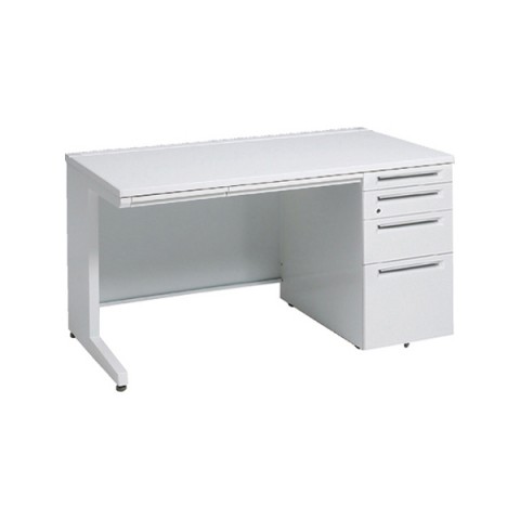 オカムラ アドバンス　片袖デスク W1200×D700×H720 4段袖 中央引出し付 3V1WAJ-MK/3V1XAJ-MK