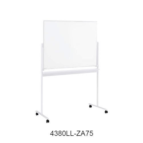 オカムラ スタンダードボード 回転タイプ 片面ホワイトボード/裏面スクリーン W1290×D600×H1800 4380LL