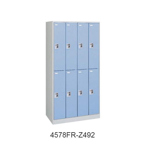 オカムラ FZロッカー(エフゼット)タイプ 8人用ロッカー リターン式コイン錠 4列2段 W900×D515×H1790 4578FR-Z