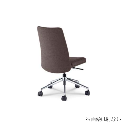 ウチダ 高級チェア ECチェア(イーシーチェア) 布張り(スタンダードクロス) 背パッドなし 肘付 EC120JR 5-358-1200/5-358-1201