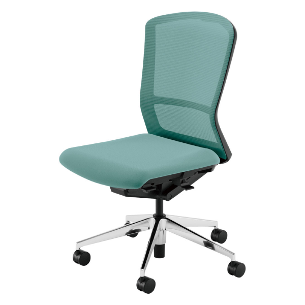 ウチダウチダ エルフィチェア メッシュ ハイバック 肘無 ナイロンキャスター 5-360-280/5-360-220