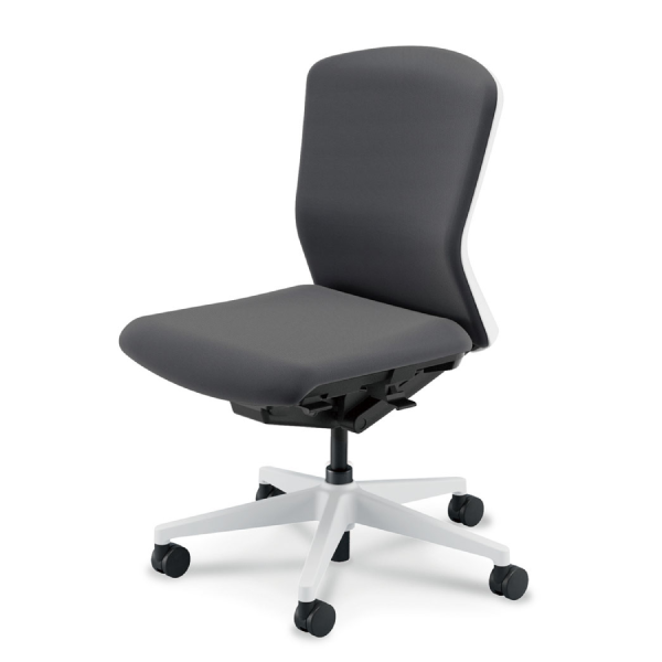 ウチダ ウチダ エルフィチェア クロス ミドルバック 肘無 ナイロンキャスター 5-360-340/5-360-360