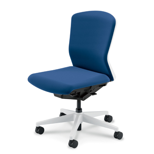 ウチダ ウチダ エルフィチェア クロス ミドルバック 肘無 ナイロンキャスター 5-360-340/5-360-360